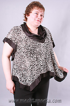 Блуза хомут Леопард (фото 2)